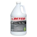 Betco One Step Floor Restorer, Lemon Scent, 1 gal Bottle, 4PK 6180400